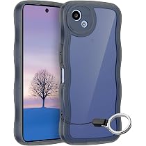 Amazon.co.jp: AQUOS wish4 ケース クリアブラック ウェーブ SH-52E
